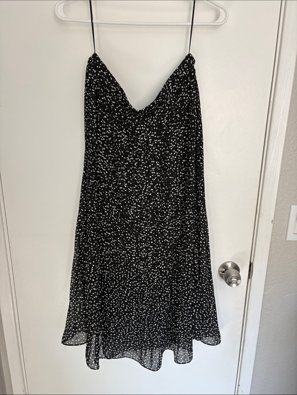Black and White polka dot skirt